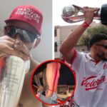 Alexis Vega muestra nalgas y alcohol en festejos de Toluca Bicampeón